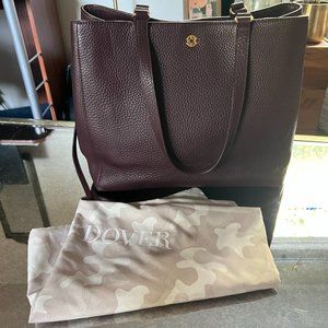 Pristine Condition: Dagne Dover Allyn Tote  in "Oxblood" (Size Large)